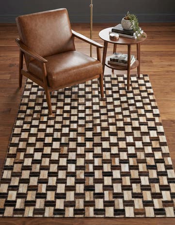 4' x 5' 11 Cowhide - Patchwork Rug