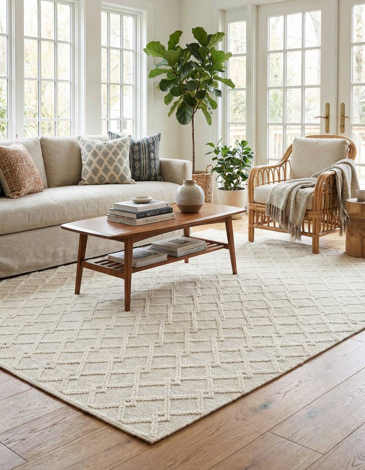 Detail image of 7' 10 x 10' Hand Knotted Jill Zarin Dorset Rug