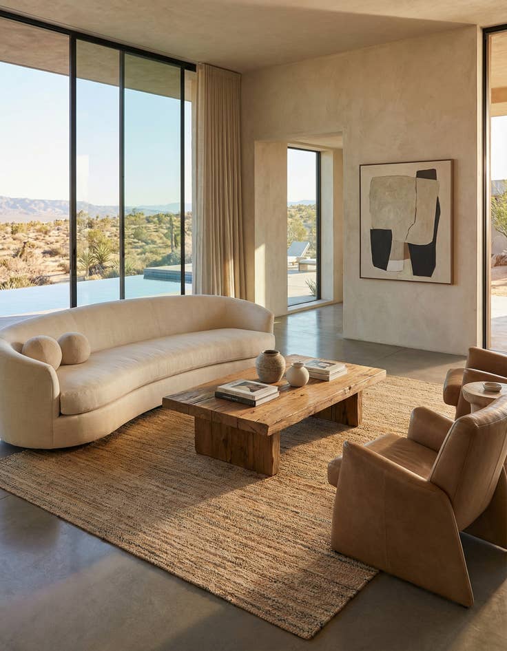 Detail image of 9' x 12' Hand Woven Palm Beach Jute Rug