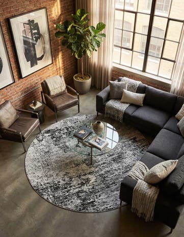7' 10 x 7' 10 Leipzig Round Rug