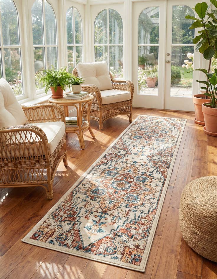 Detail image of 2' 7 x 10' Stockholm Runner Rug