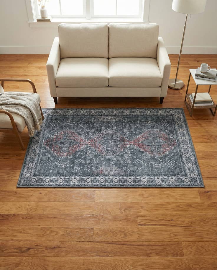 Detail image of 3' 6 x 5' 6 Washable Timeless Rug