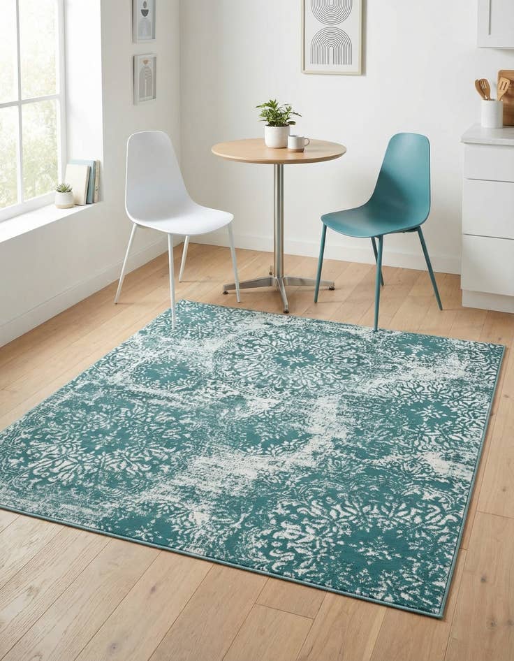 Detail image of 6' x 6' Monte Carlo Square Rug