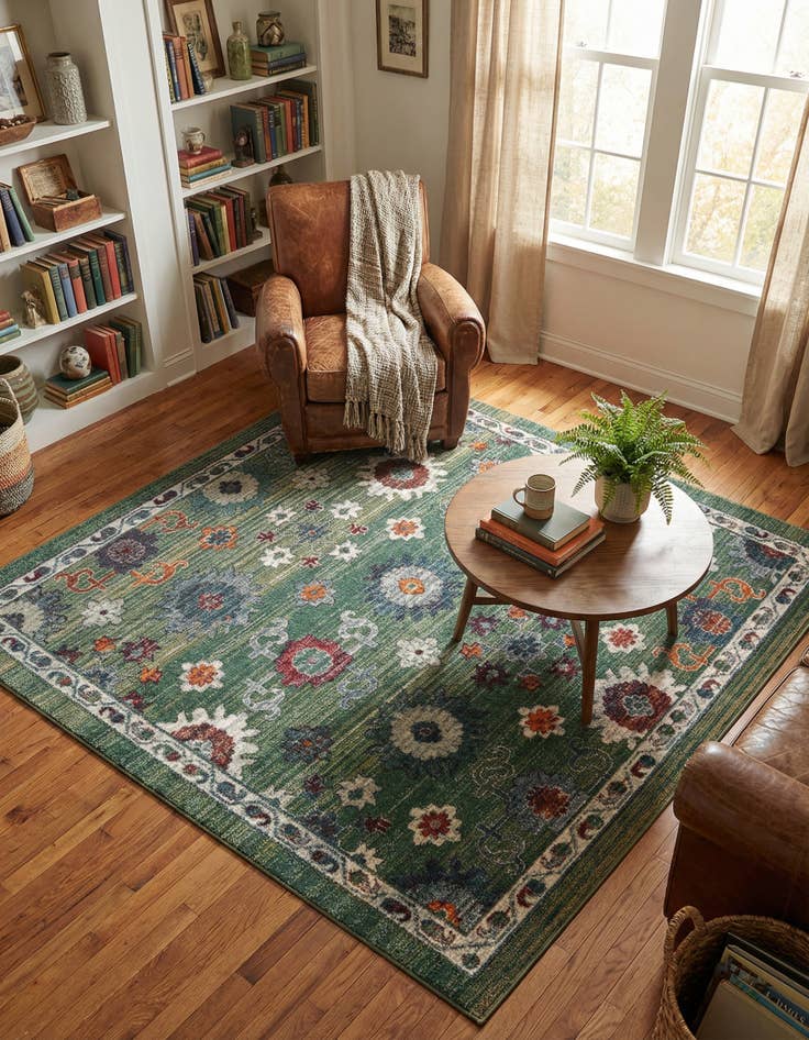 Detail image of 8' x 8' Isabella Square Rug