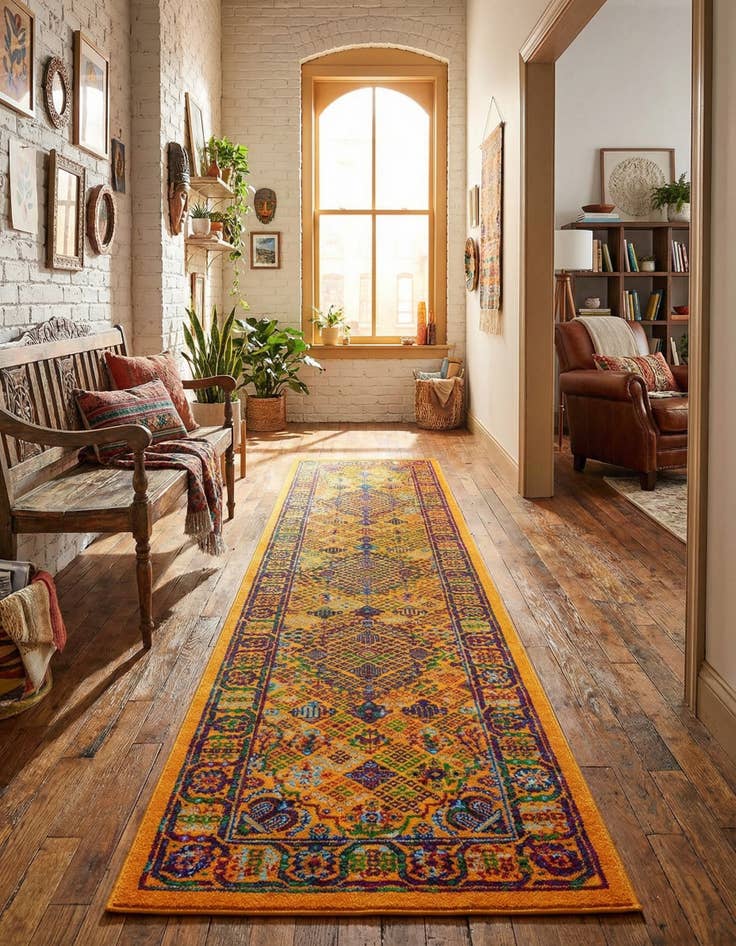 Detail image of 2' 7 x 12' Calypso Runner Rug