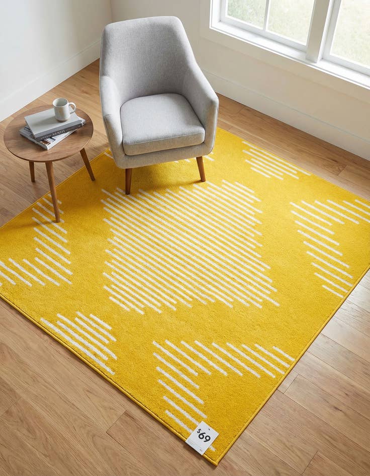 Detail image of 5' 3 x 5' 3 Kai Square Rug