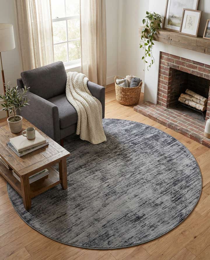 7' 7 x 7' 7 Asha Round Rug