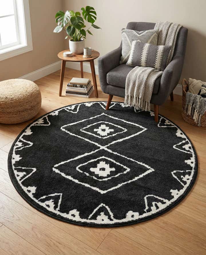 4' x 4' Oslo Round Rug