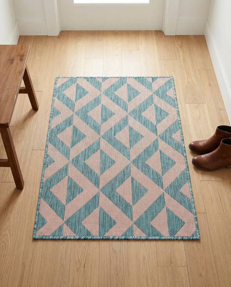 Detail image of 2' x 3' Easy-Clean Jill Zarin Napa Indoor / Outdoor Rug