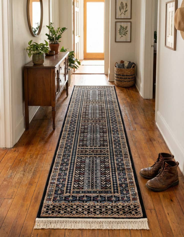 Detail image of 2' 7 x 10' Bokhara Runner Rug
