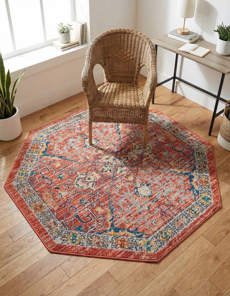 Detail image of 4' x 4' Lola Octagon Rug