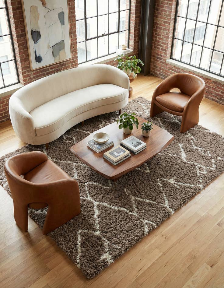 Detail image of 9' x 12' Infinity Shag Rug