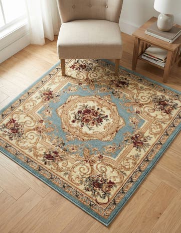 3' x 3' Chateau Square Rug