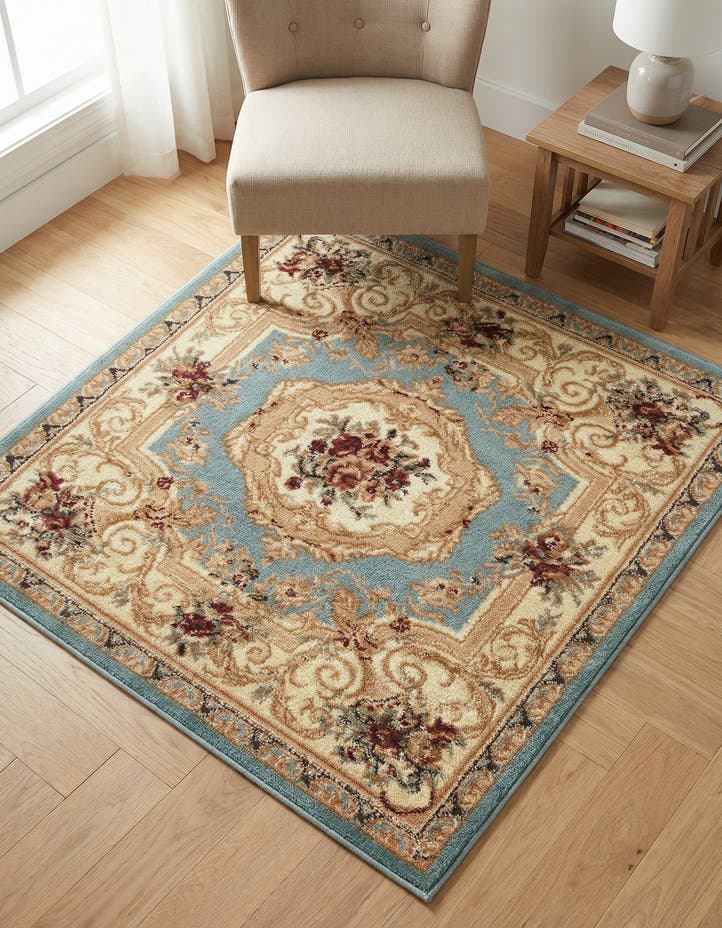 3' x 3' Chateau Square Rug