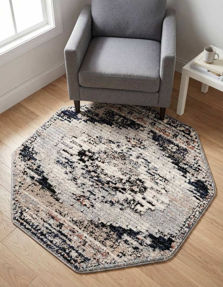 Detail image of 4' x 4' Tucson Octagon Rug