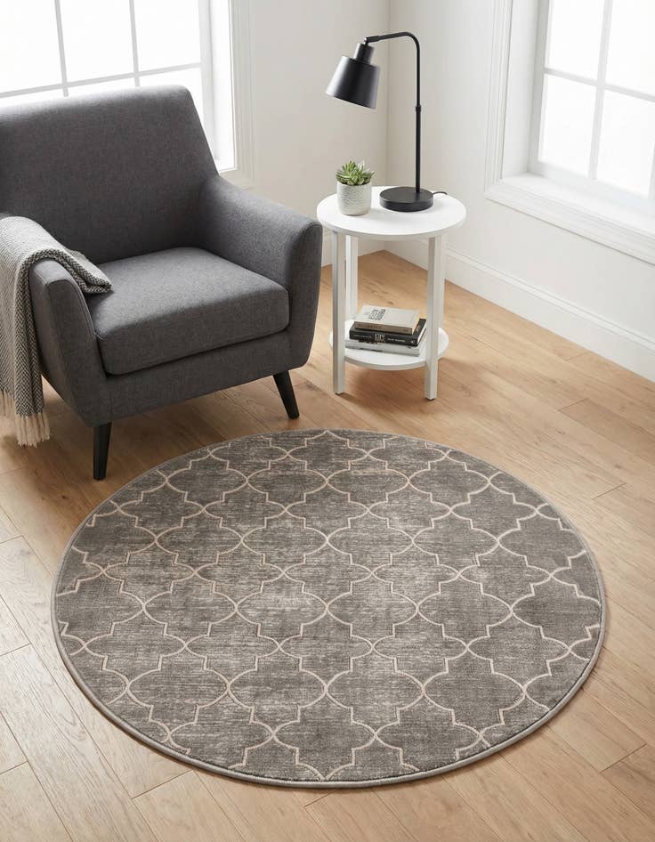 Detail image of 3' 3 x 3' 3 Uptown Lincoln Center Round Rug