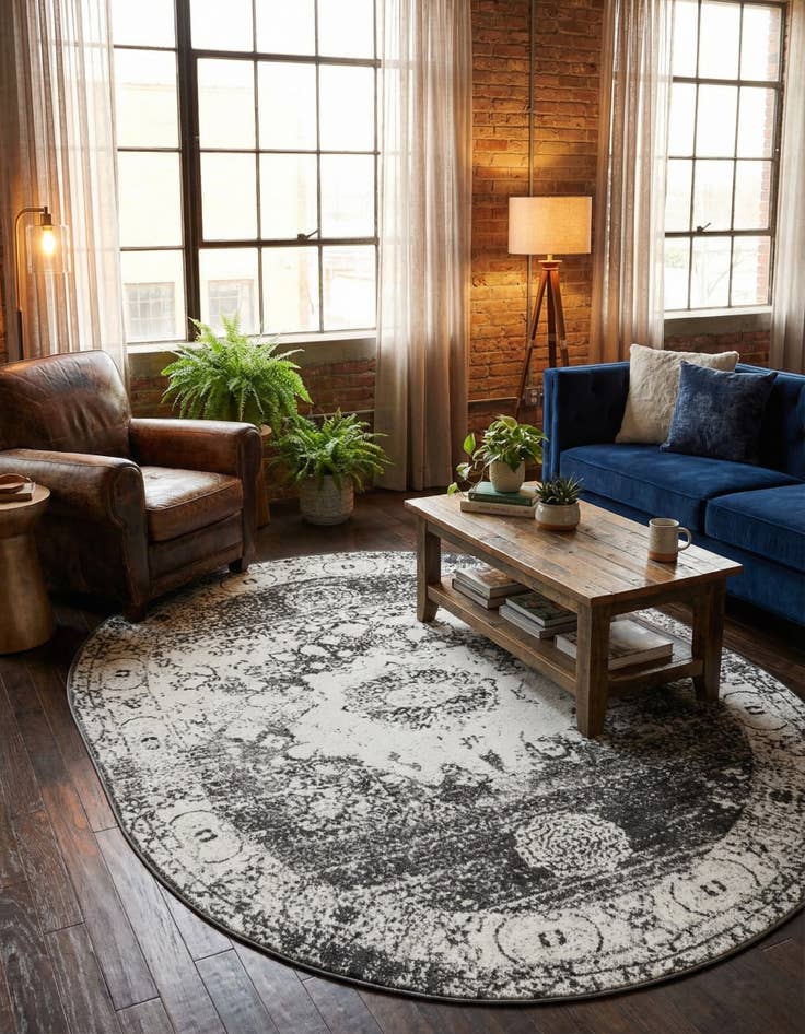 Detail image of 7' 10 x 10' Veneto Oval Rug