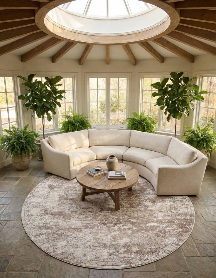 Detail image of 13' x 13' Oregon Round Rug