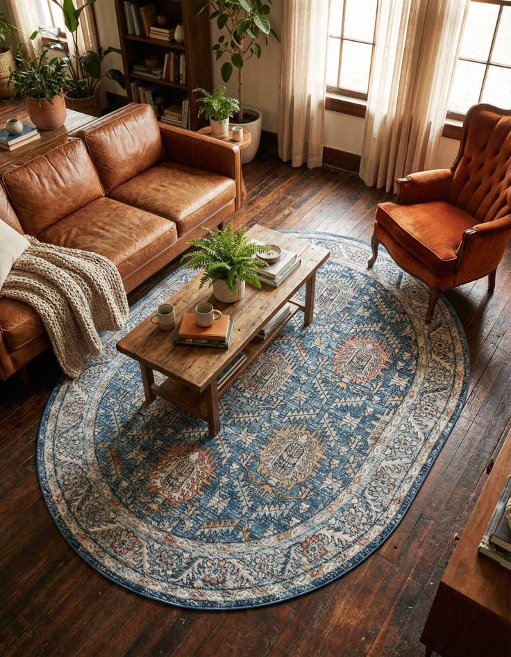 Detail image of 7' 10 x 10' Nyla Oval Rug