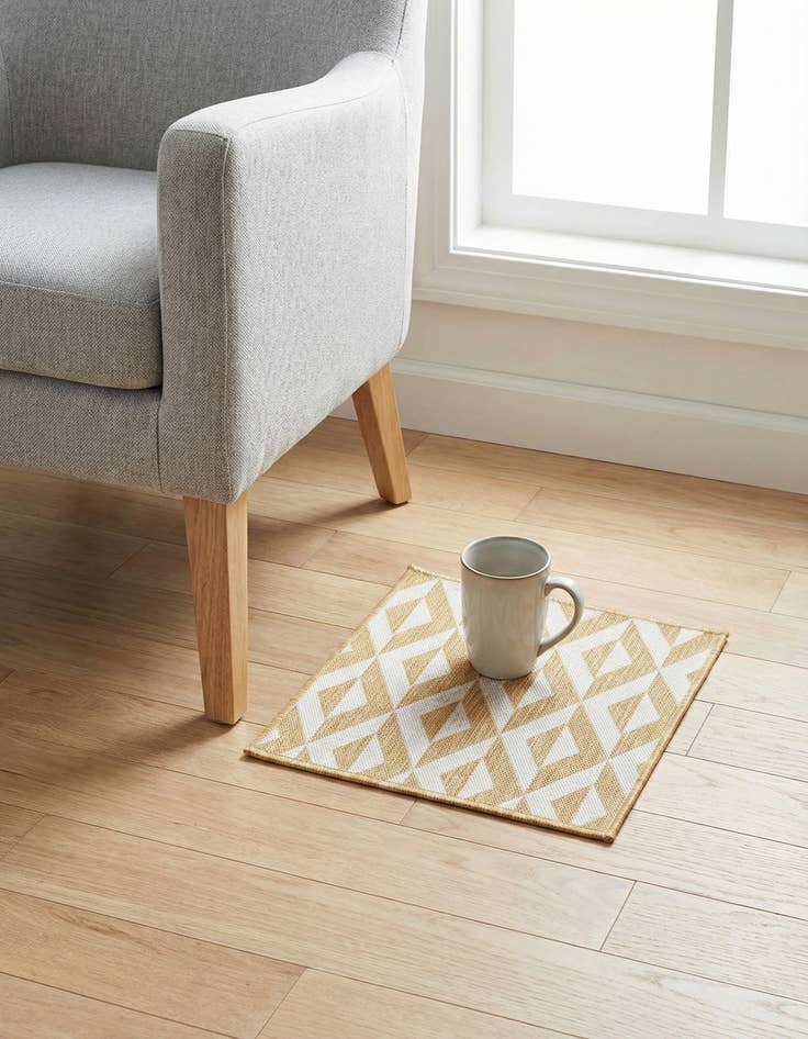 Detail image of 1' 4 x 1' 4 Washable Jill Zarin Napa Indoor / Outdoor Sample Rug