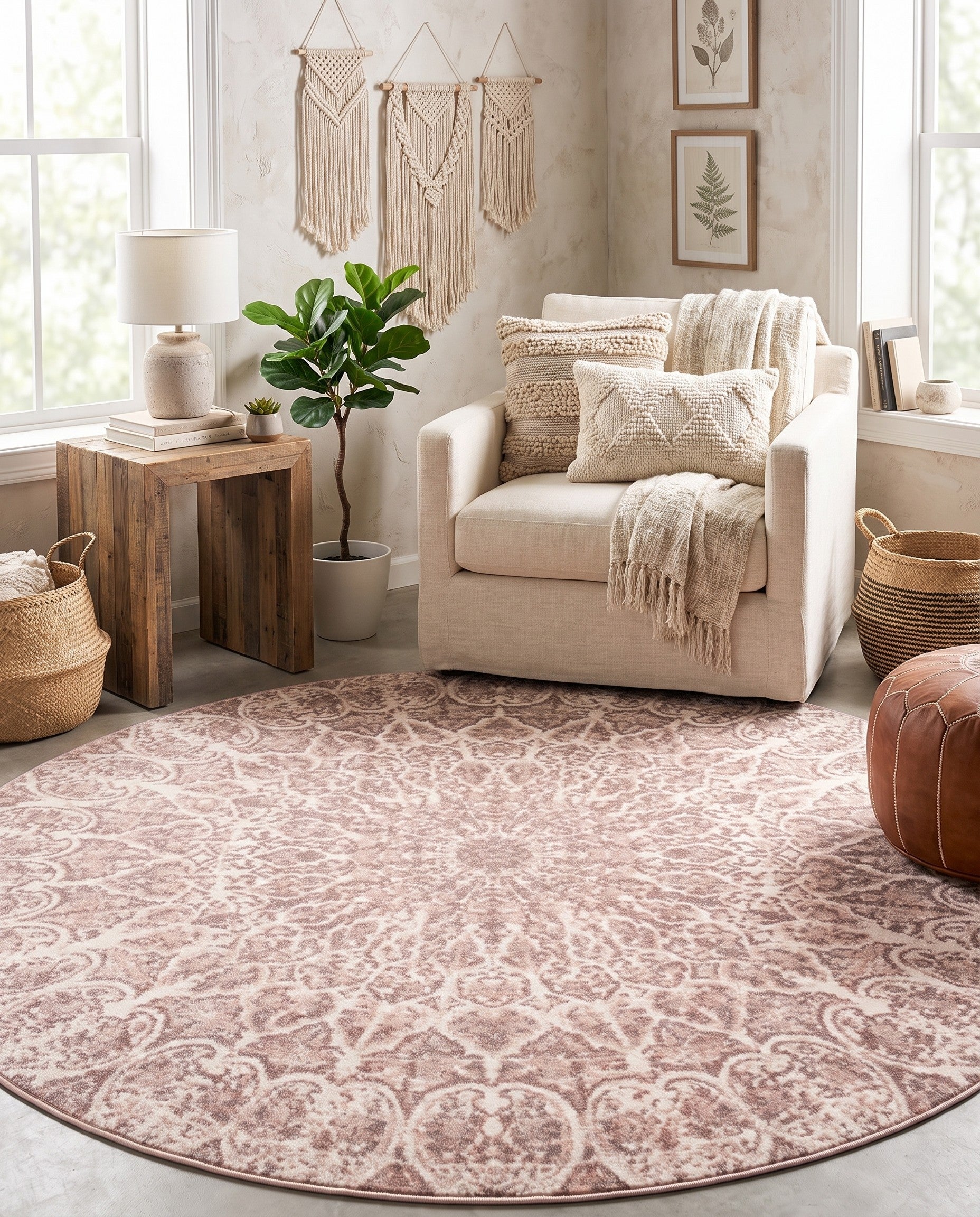 8' x 8' Monaco Round Rug