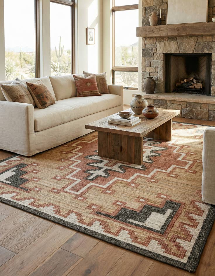 Detail image of 9' x 12' Hand Woven Kala Handwoven Jute Rug