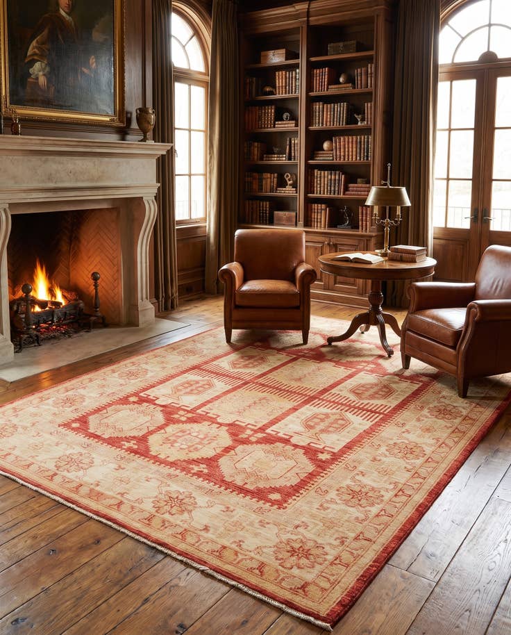 Detail image of 175cm x 240cm Hand Knotted Ziegler Rug