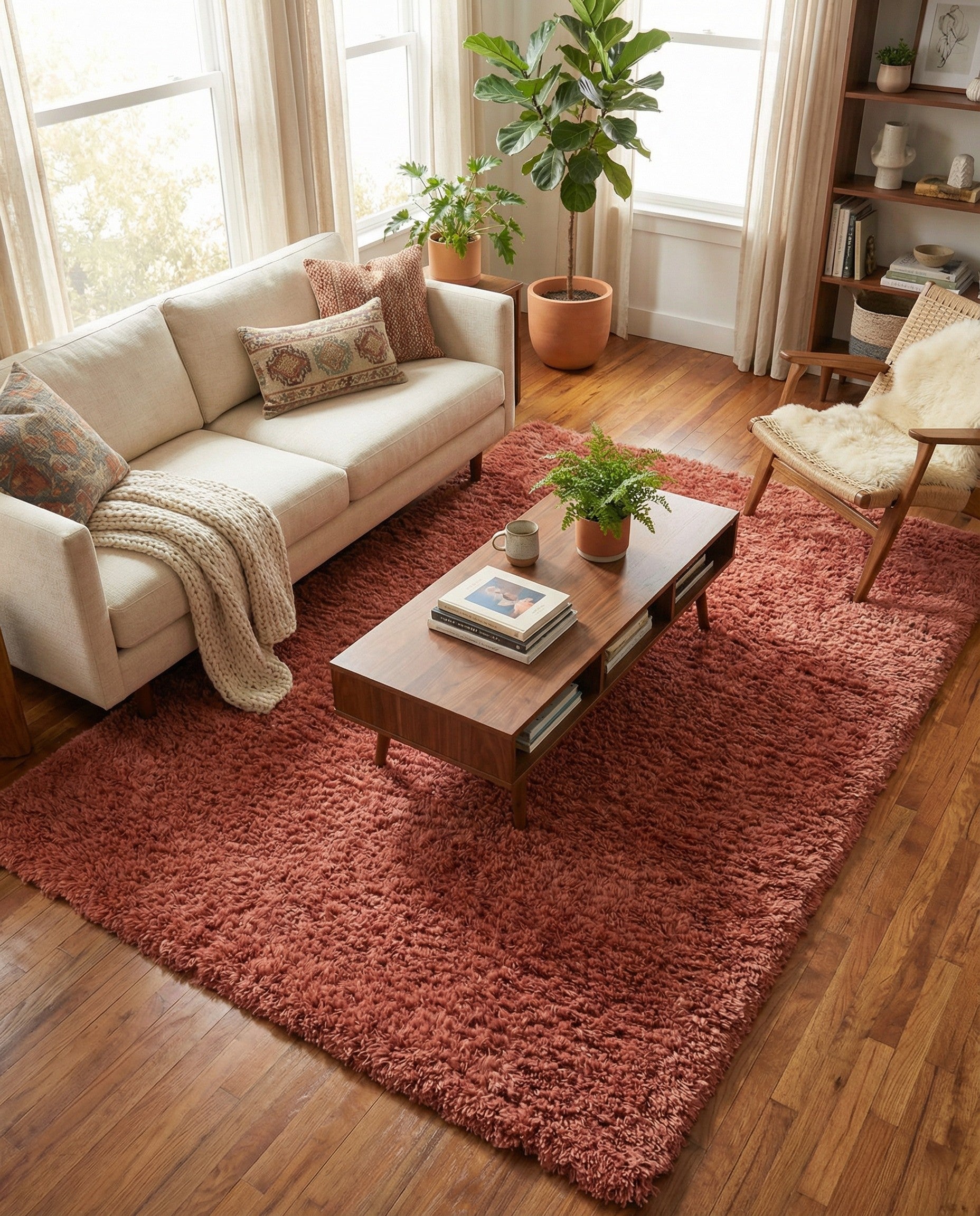 6' x 9' Infinity Shag Rug
