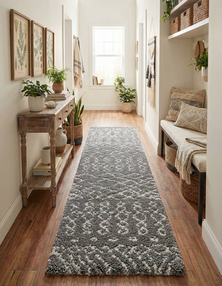 Detail image of 2' 7 x 10' Marrakesh Shag Runner Rug