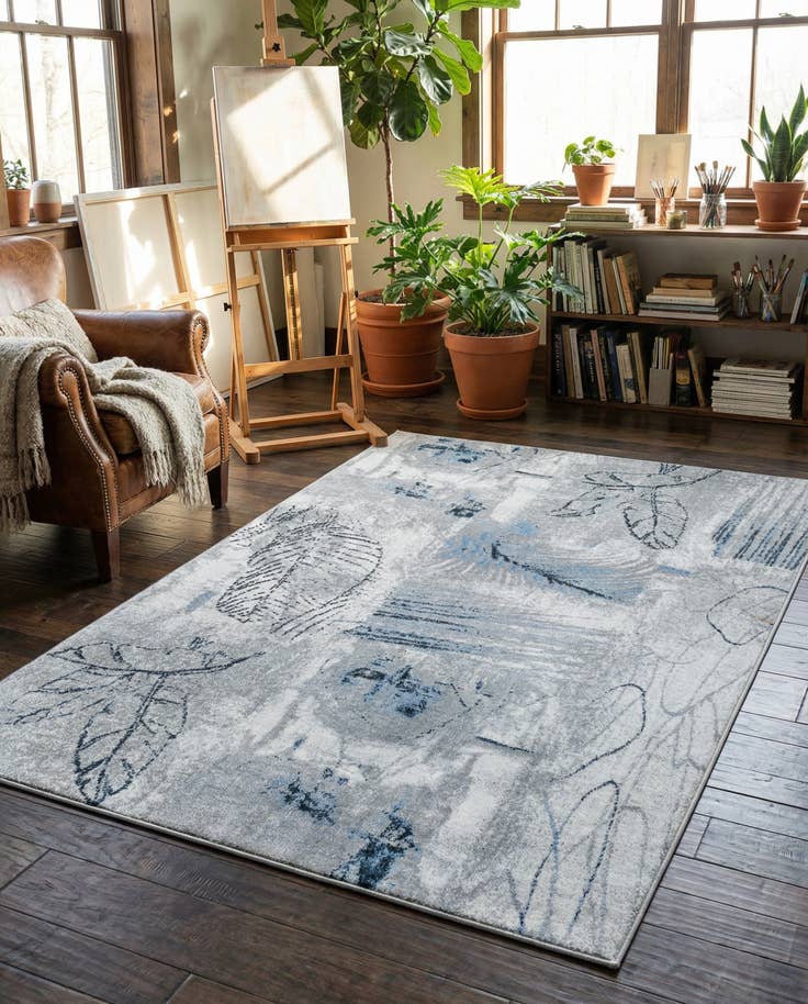Detail image of 5' 3 x 8' Kamala Washable Rug