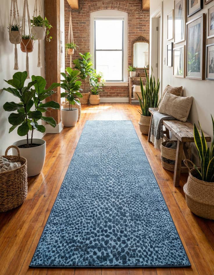 Detail image of 2' 7 x 12' Kamala Washable Runner Rug