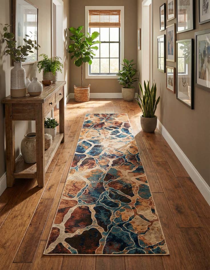 Detail image of  2' 7 x 10' Gossamer Runner Rug