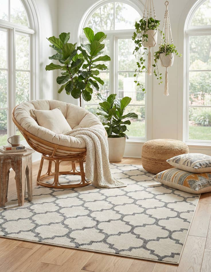 Detail image of  7' x 10' Lattice Rug