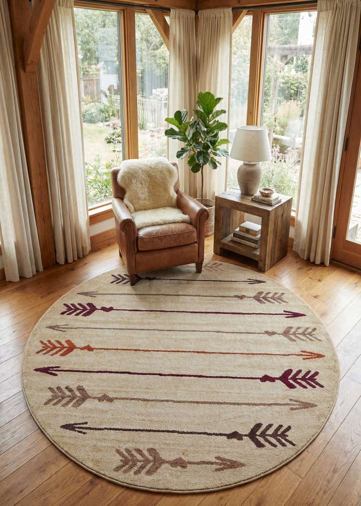 7' 10 x 7' 10 Harvest Round Rug
