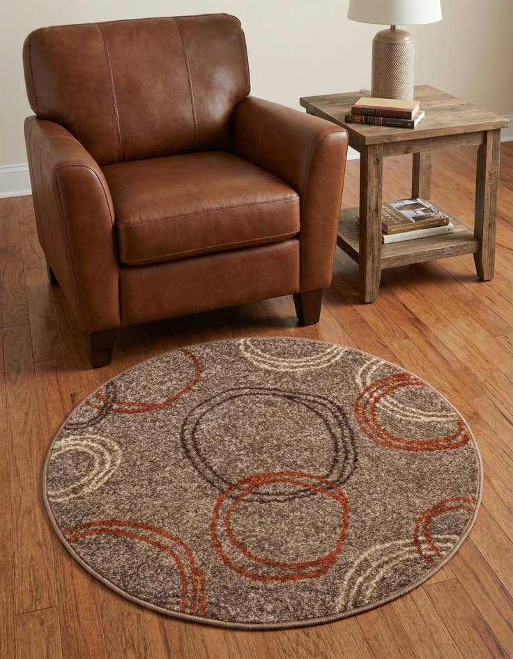 Detail image of 3' 3 x 3' 3 Harvest Round Rug