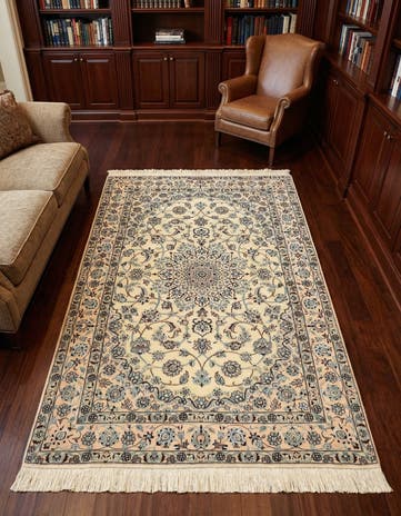 3' 8 x 5' 7 Nain Rug