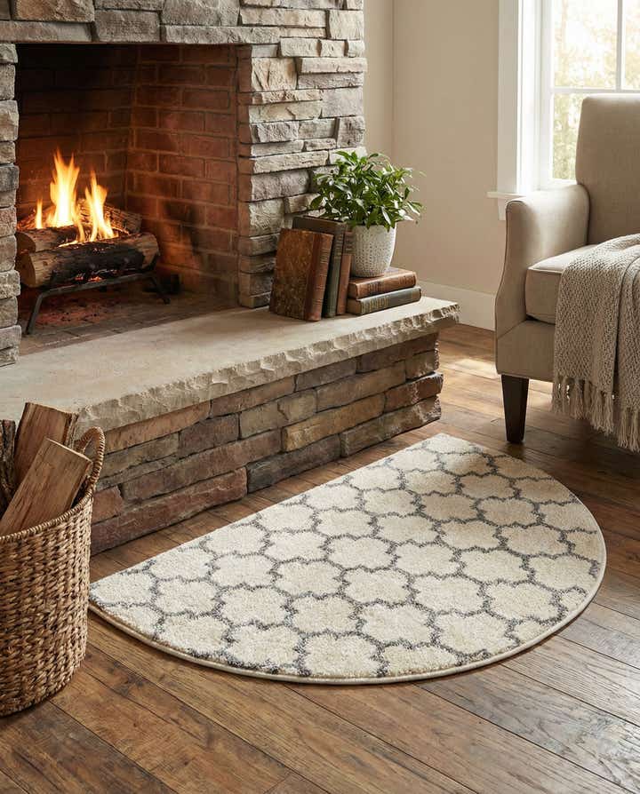 2' 2 x 3' 7 Lattice Hearth Rug