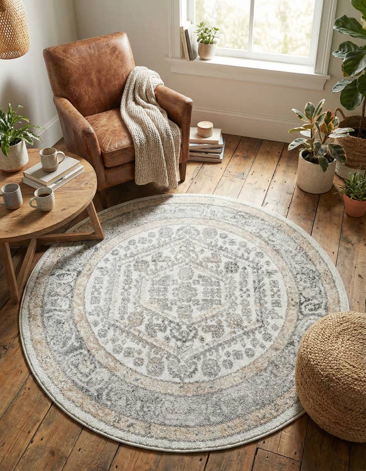 Detail image of 4' 1 x 4' 1 Aurelia Round Rug