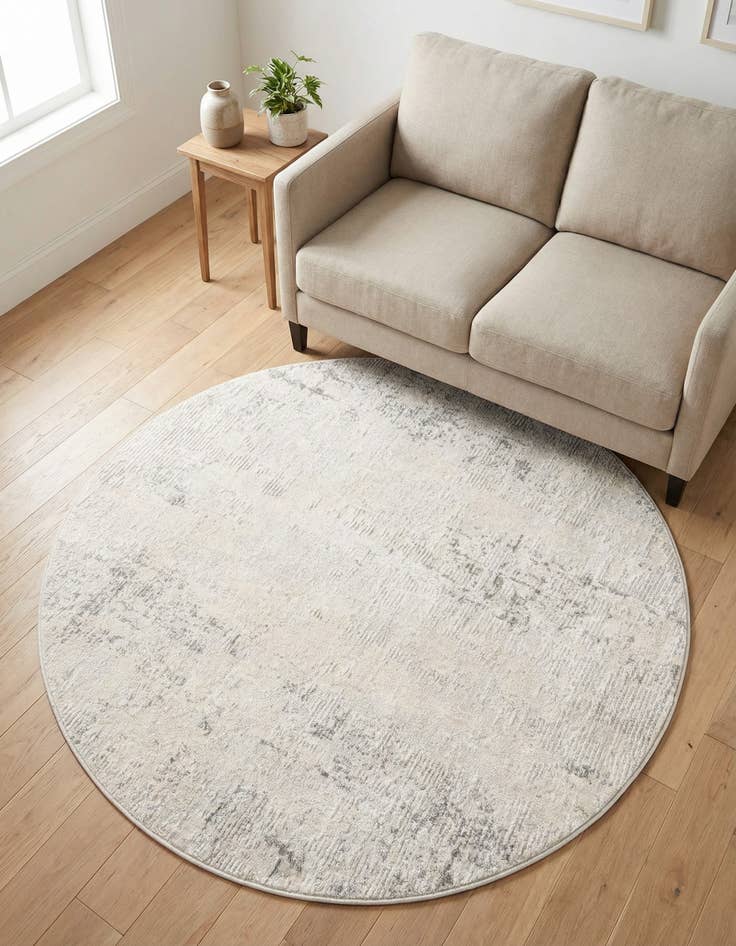 Detail image of 5' 3 x 5' 3 Caspian Round Rug