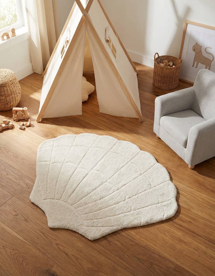 Detail image of 3' 1 x 4' 1 Playtime Kids Wool Freeform Rug