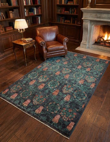 4' 2 x 6' 7 Hand Knotted Ariana Ziegler Rug