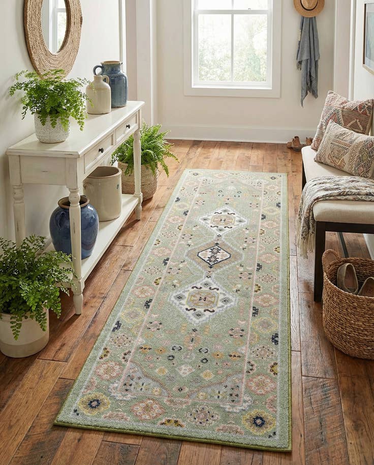 Detail image of 2' x 6' Kamala Washable Runner Rug