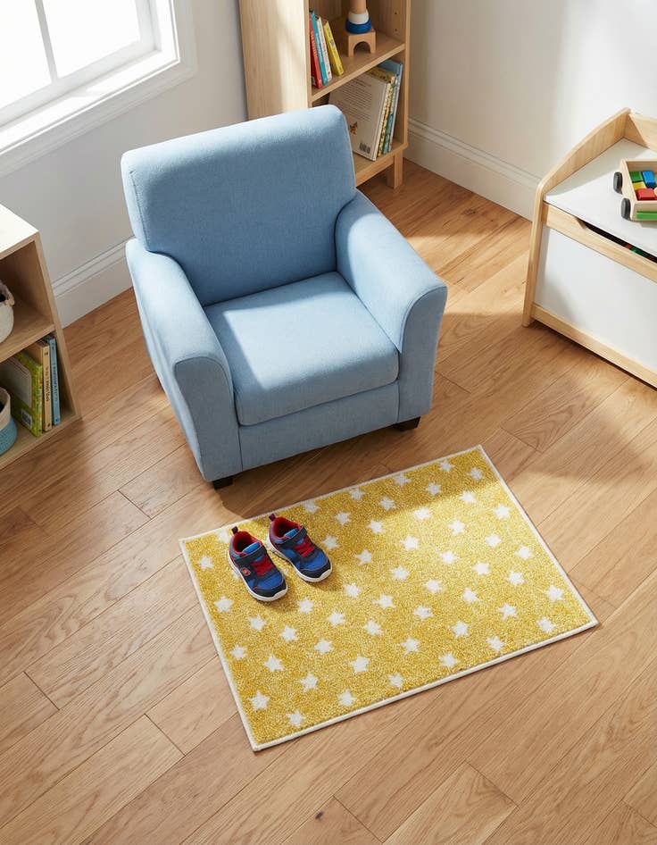 Detail image of 2' 2 x 3' Whimsy Kids Rug