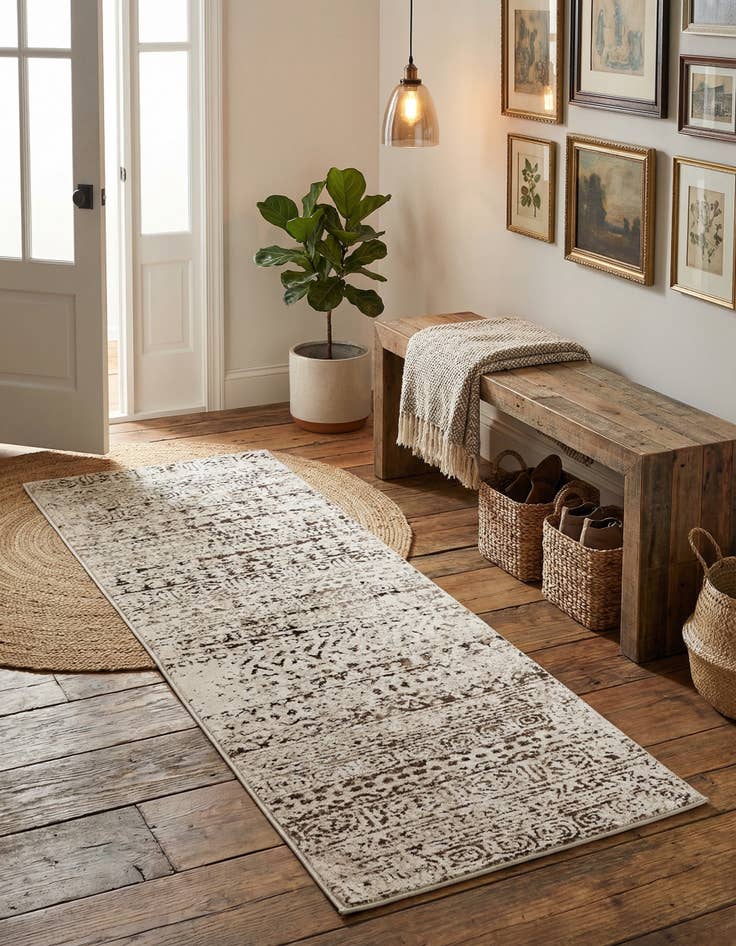 Detail image of 2' x 6' Hermitage Runner Rug