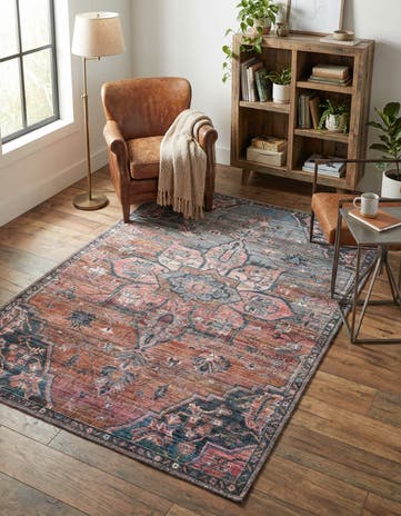 4' x 6' Washable Nostalgia Rug