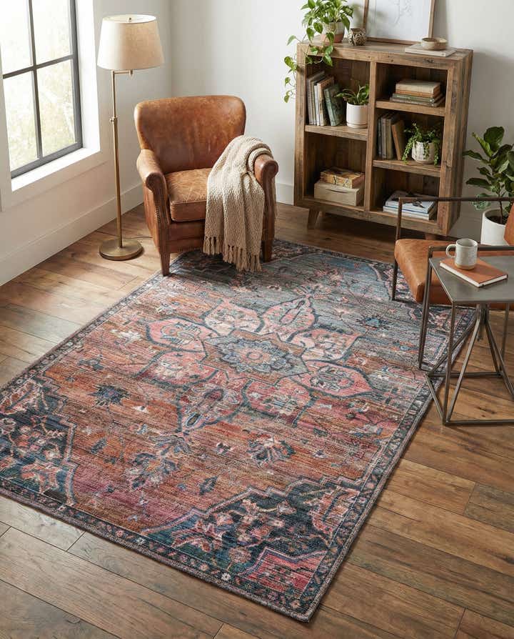 4' x 6' Washable Nostalgia Rug