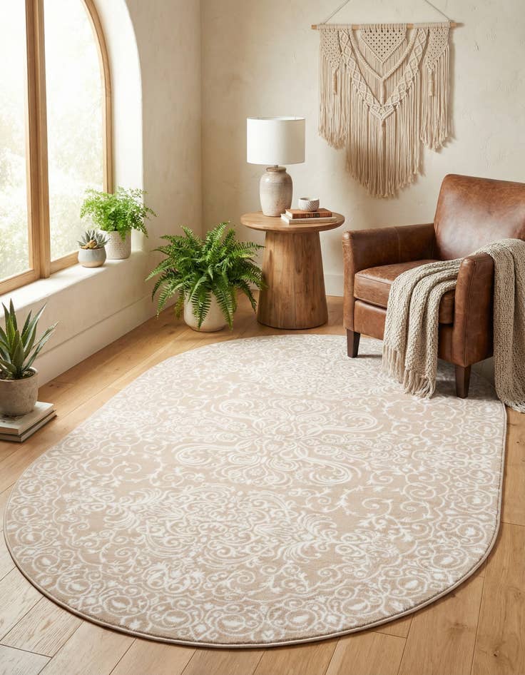 Detail image of 6' x 9' Nepal Oval Rug