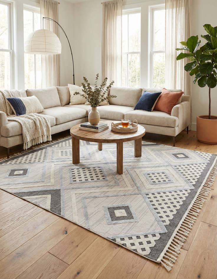 Detail image of 9' 10 x 9' 10 Arlo Square Rug