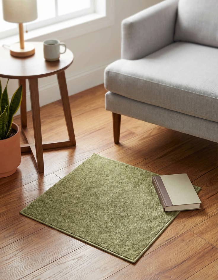 Detail image of 1' 4 x 1' 4 Everyday Solid Sample Rug