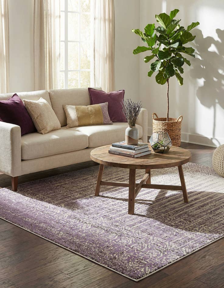 Detail image of 7' 10 x 7' 10 Angelica Square Rug